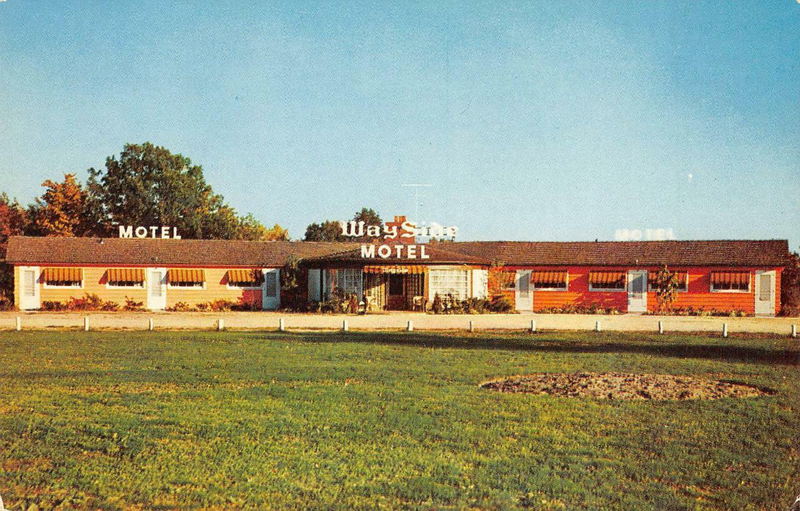 Strouds Cabins and Wayside Motel - Vintage Postcard (newer photo)
